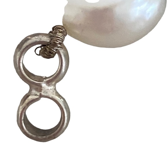 Chunky real Pearl bracelet 925 Sterling silver large clasp turquoise, coral bead - Picture 7 of 9